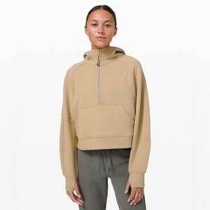 Lululemon Scuba Oversized 1/2 Zip Hoodie
In Trench Beige Tan
Size 12